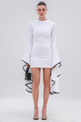 TRACY DRAMATIC SLEEVE MINI DRESS