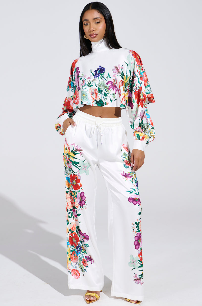 FULL BLOOM STRAIGHT LEG TROUSERS
