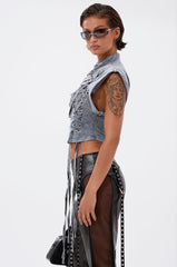 ABLE TO SEE ME STRAPPY TOP