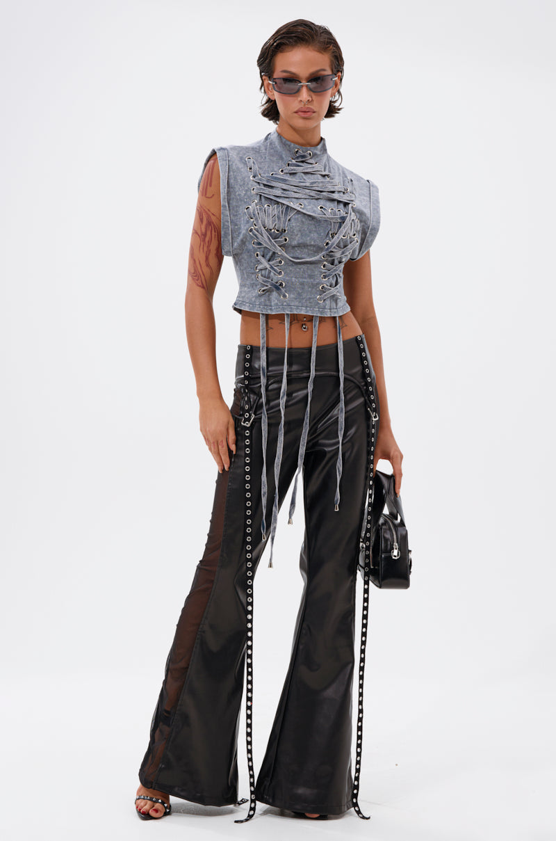 ABLE TO SEE ME STRAPPY TOP