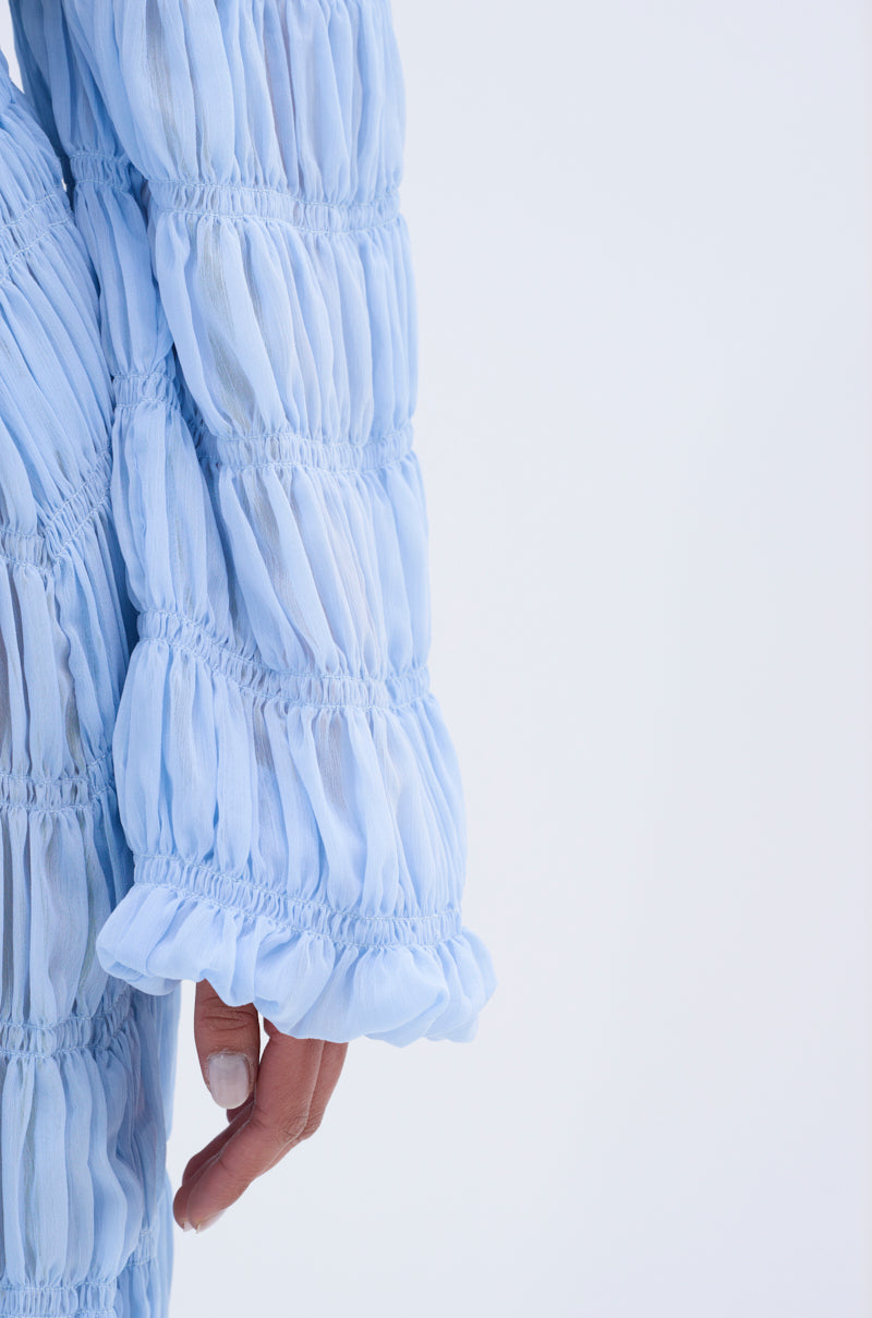 ICED OUT TIE FRONT TOP