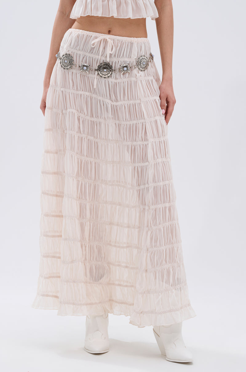 JUST KEEP GOIN MAXI SKIRT