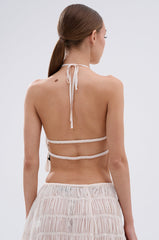 JUST KEEP GOIN HALTER TOP