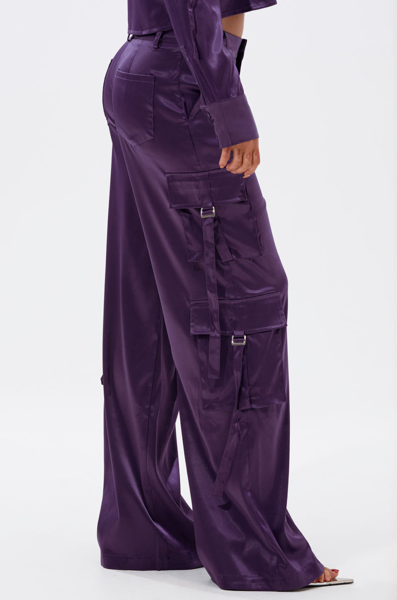 MAYBE ITS YOU SATIN TROUSER