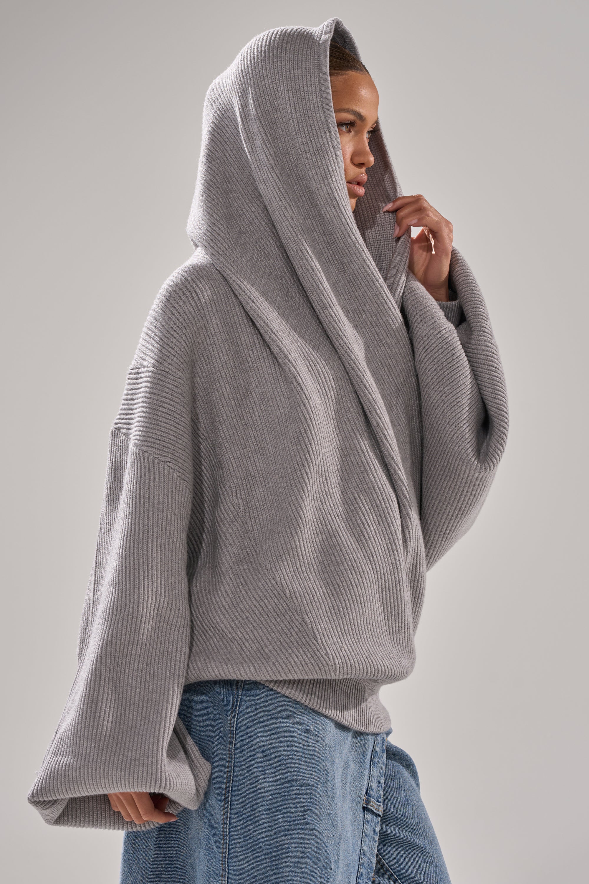 CRAZY FOR YOU CROSS FRONT SWEATER