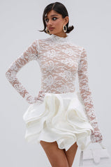 I'M A STAR LACE GLOVE BODYSUIT