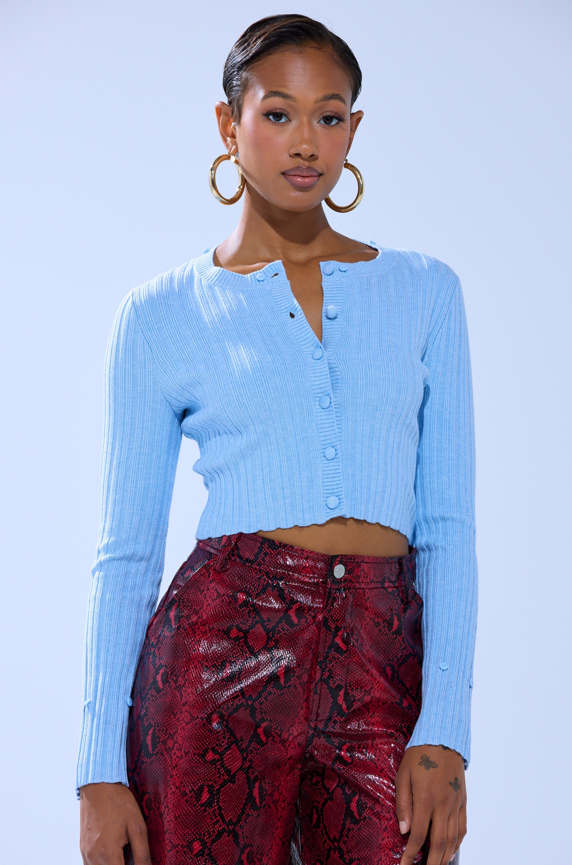 EXTRA IS MY MIDDLE NAME CARDIGAN WITH FUR