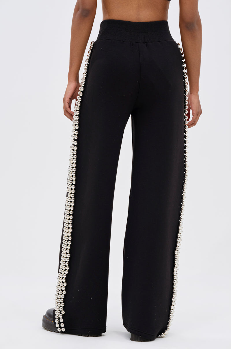 BALLS TO THE WALL JOGGER IN BLACK