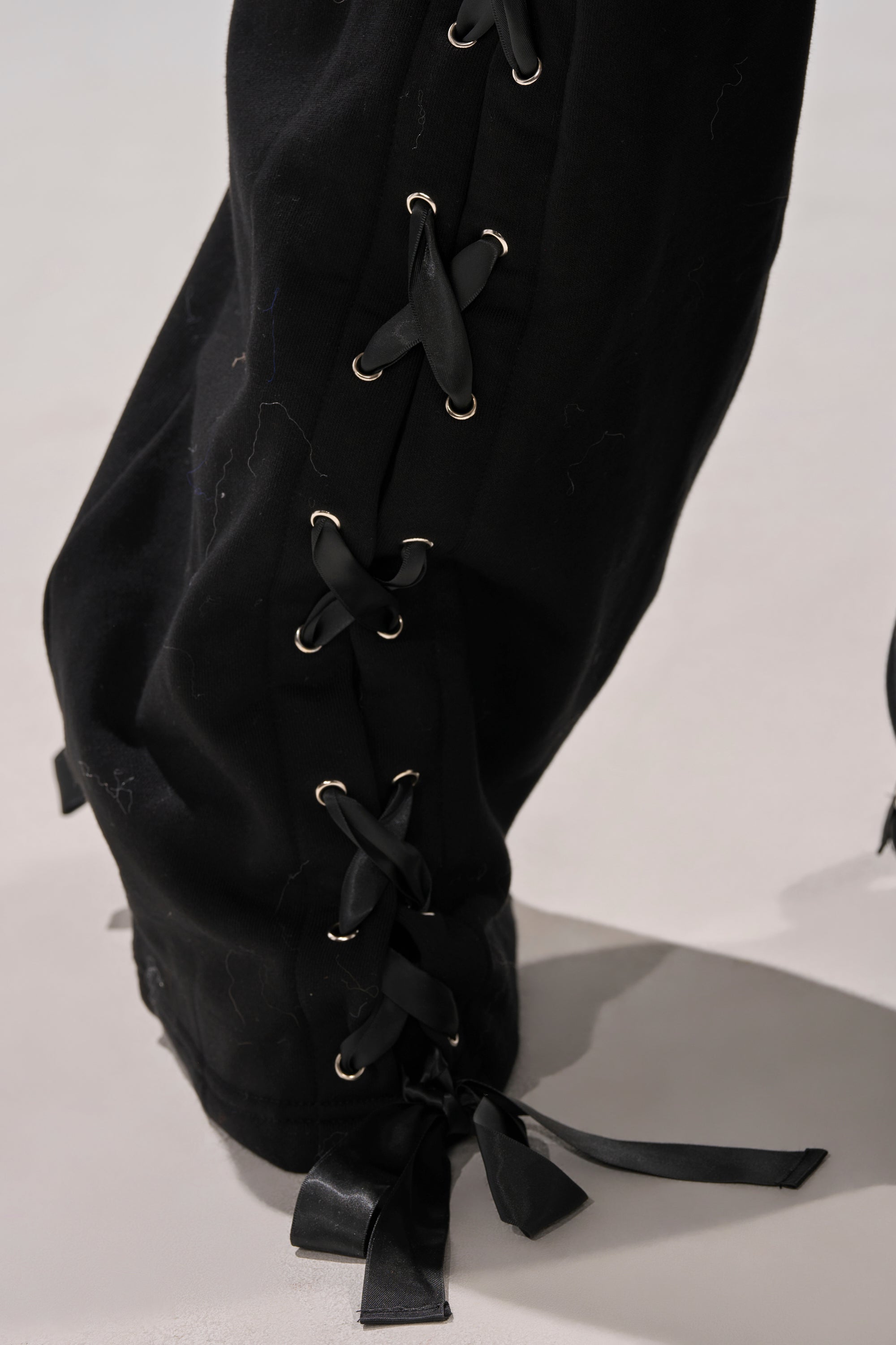 ALL LACED UP STRAIGHT-LEG SWEATPANTS