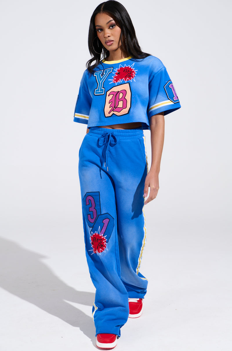 THREE ONE TWO CROP TEE