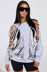 CUT HIM OFF FRENCH TERRY SWEATSHIRT