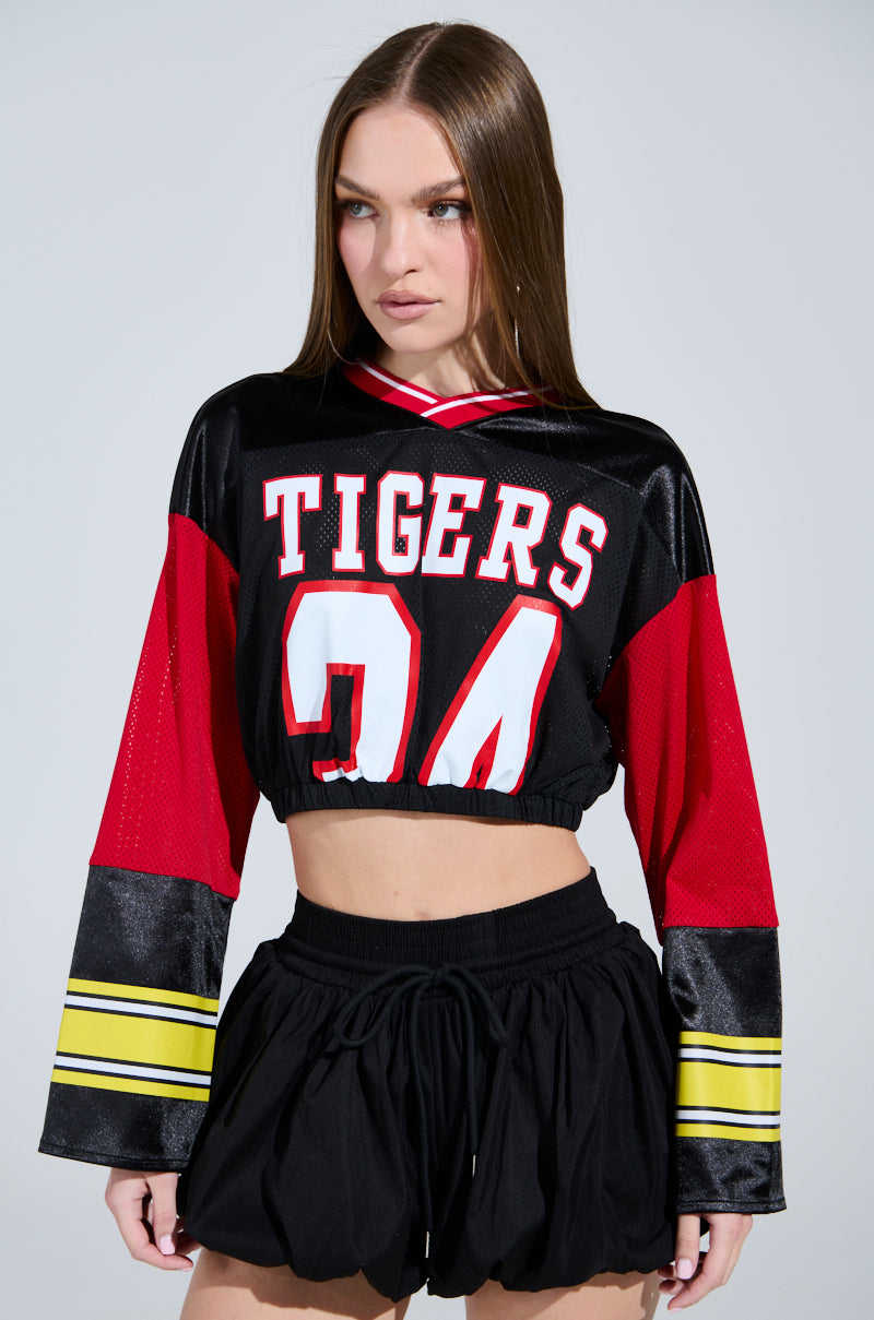 TIGERS CROP JERSEY