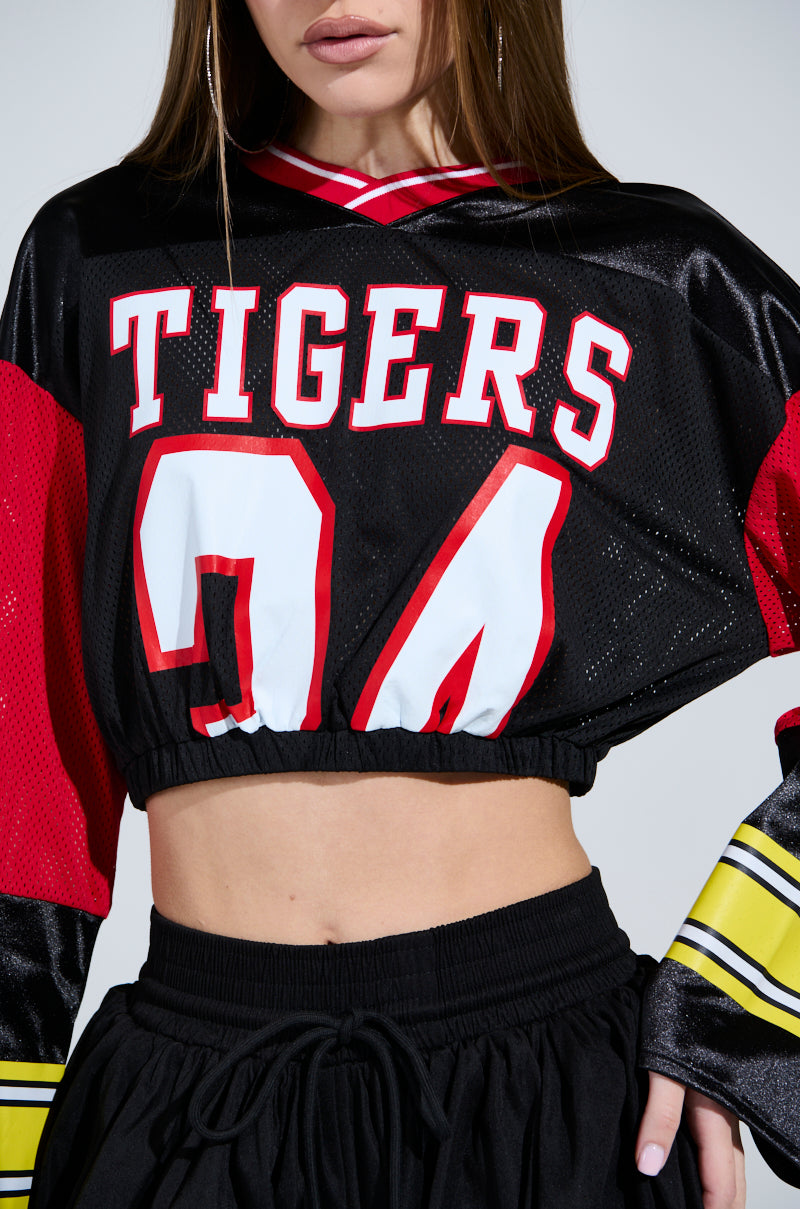 TIGERS CROP JERSEY