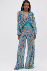 GRISELDA PRINTED PALAZZO PANTS