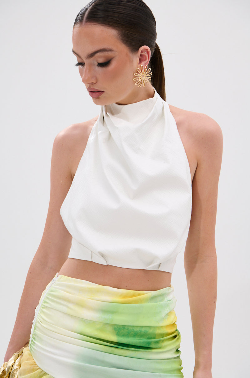 GOING NO WHERE HALTER BLOUSE