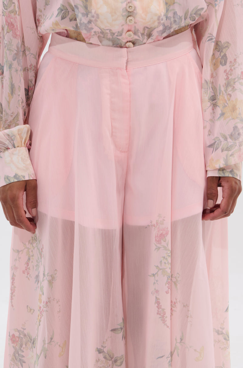 SIENNA FLORAL WIDE LEG TROUSER