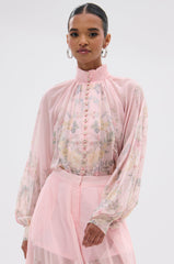 SIENNA FLORAL BUTTON DOWN BLOUSE