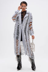 CUT IT OUT FRENCH TERRY TRENCH