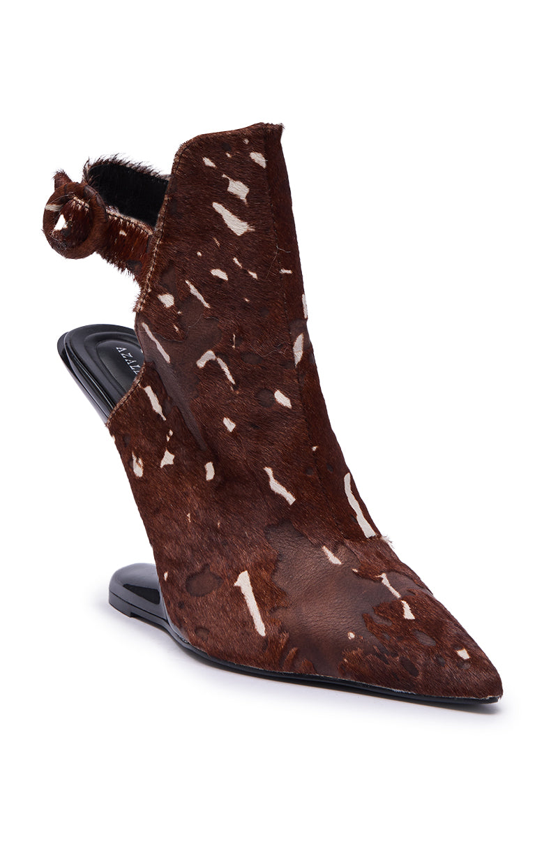 AZALEA WANG JOST BROWN MULTI WEDGE PUMP