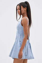 JOANNA DENIM MINI DRESS