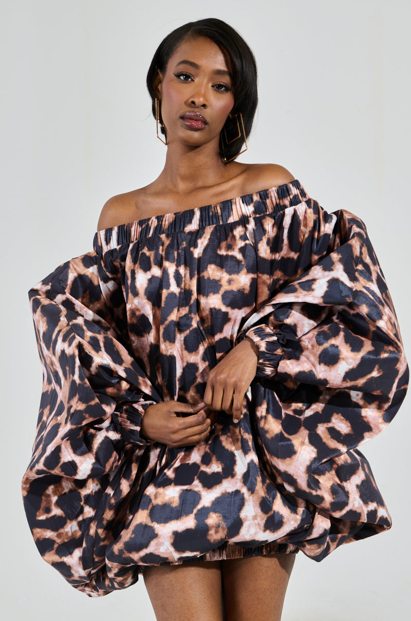 NOBODY'S BUSINESS NYLON MINI DRESS