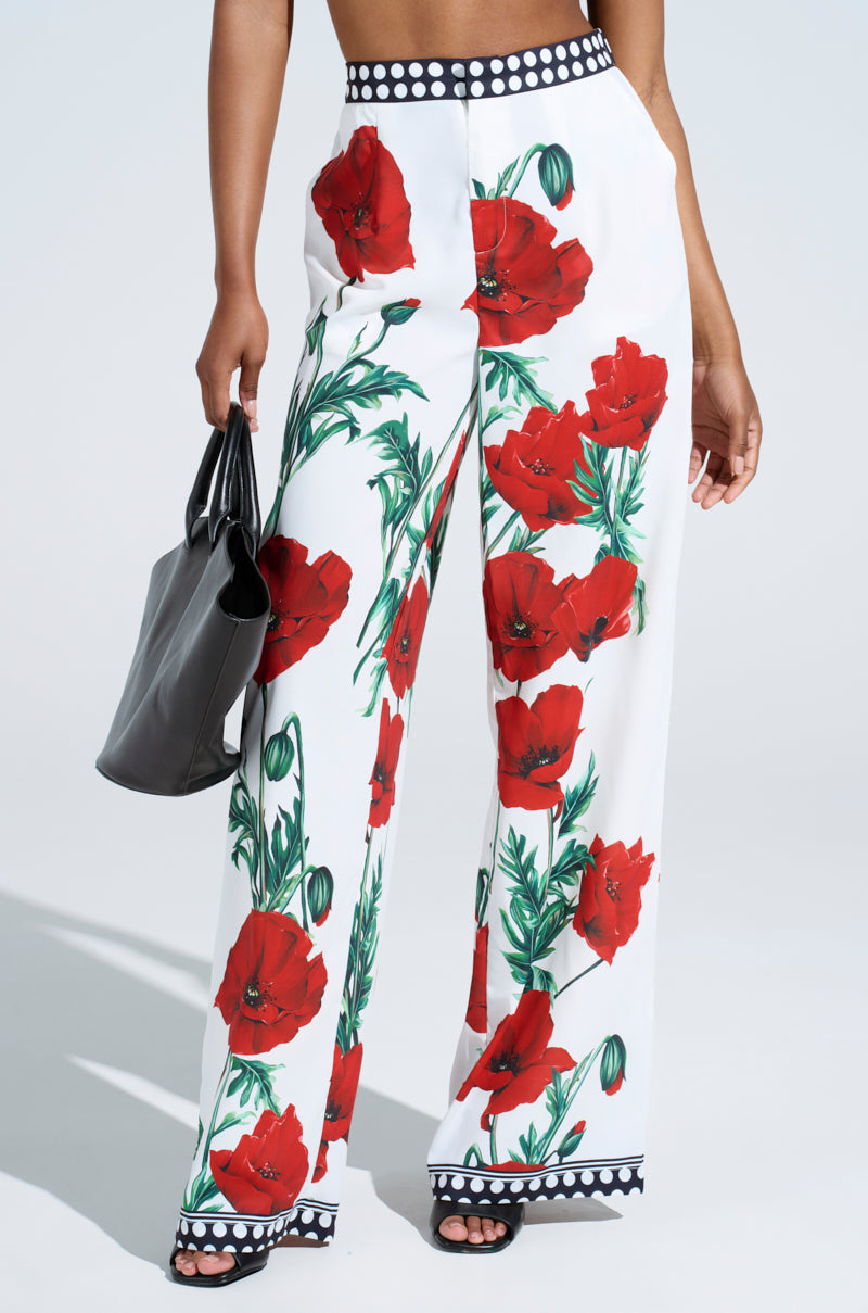 BELLADONNA PRINT PALAZZO PANTS