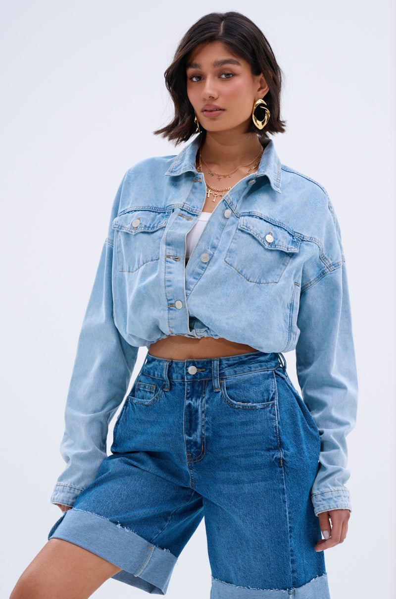 IGGY ADJUSTABLE DENIM JACKET