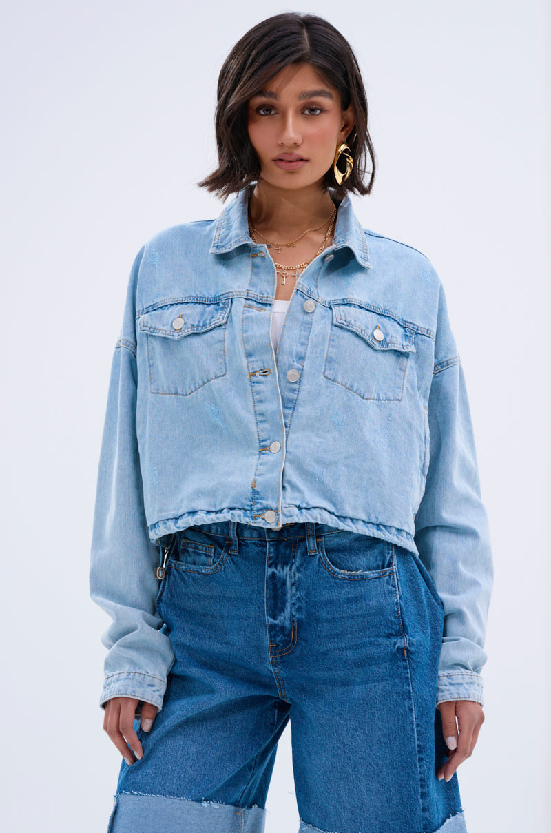 IGGY ADJUSTABLE DENIM JACKET