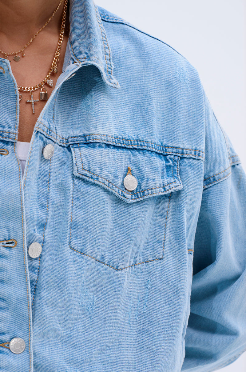 IGGY ADJUSTABLE DENIM JACKET
