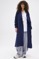 HARLEM PINSTRIPE TRENCH