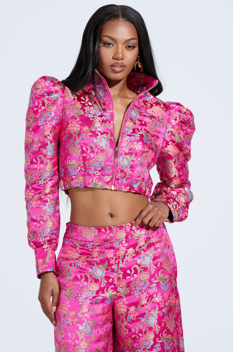 JULES BROCADE BOMBER