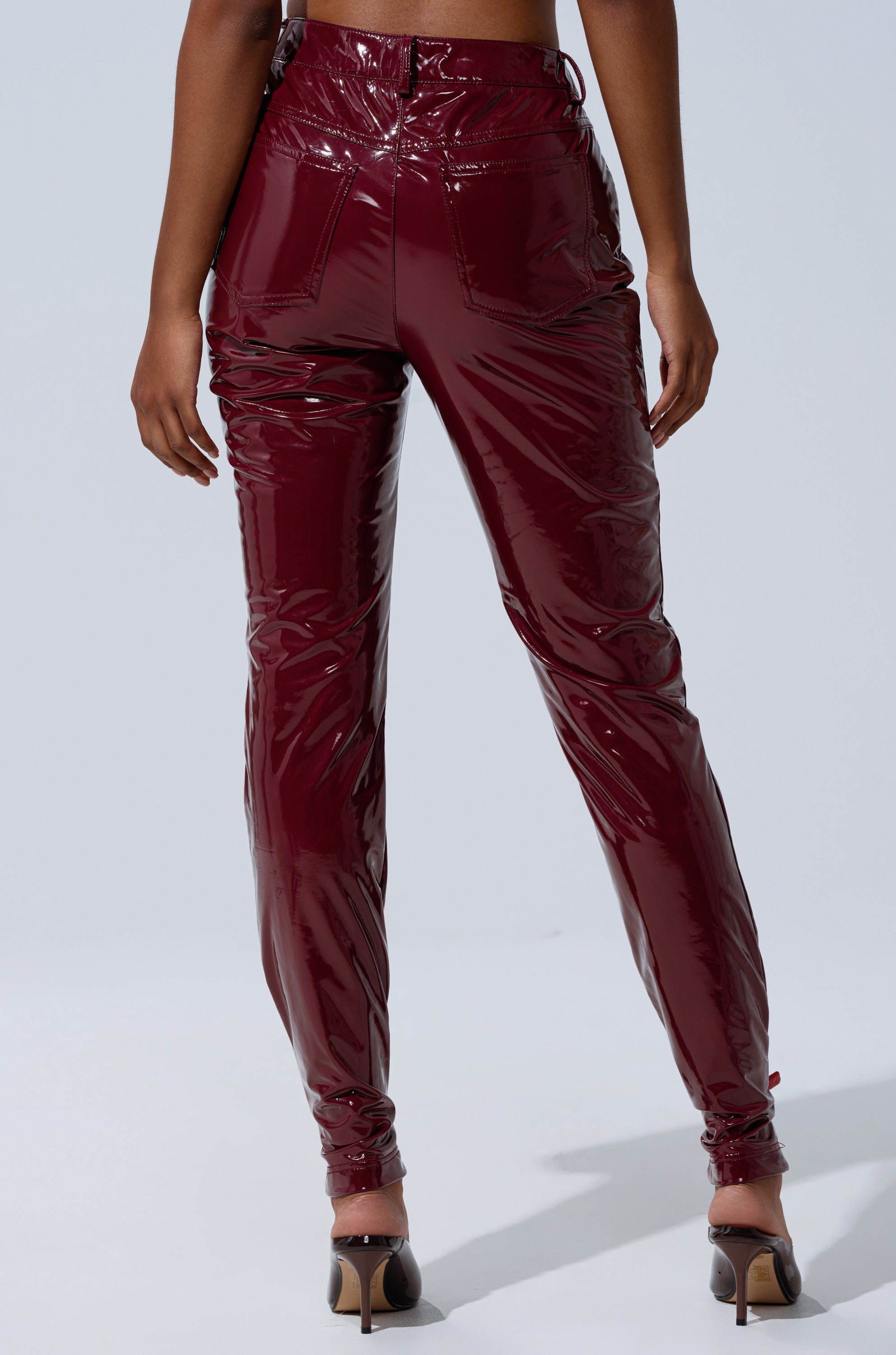 ON FIRE FAUX LEATHER LEGGING
