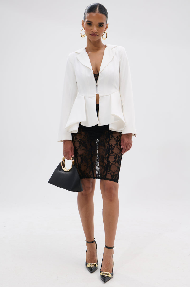 PARTY IN THE BACK FISHTAIL BLAZER