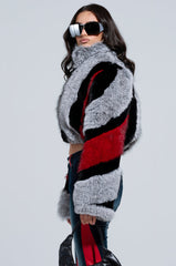 TORONTO FAUX FUR COAT