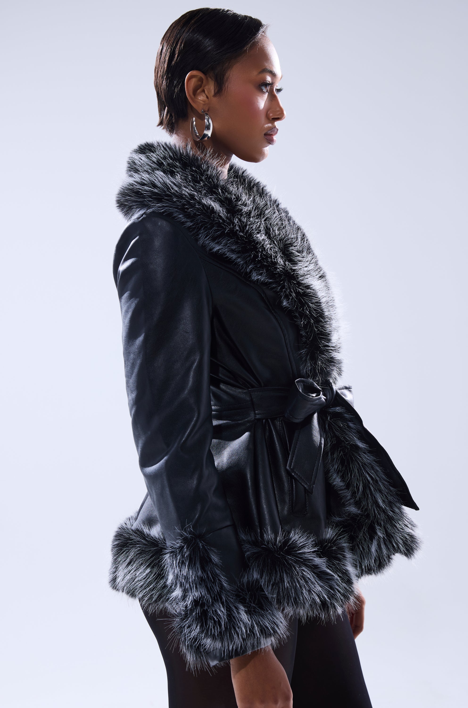 NEW KENZY FUR TRIM MOTO