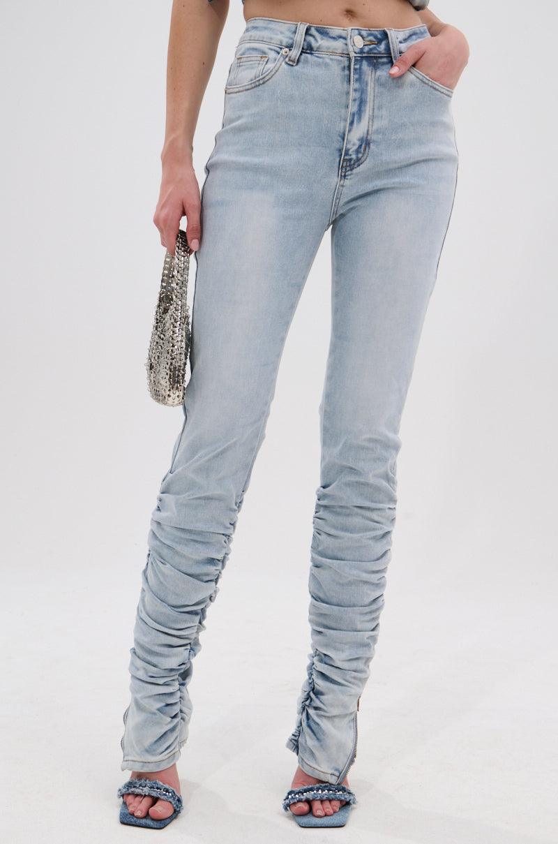 LACE IT UP SKINNY DENIM PANT