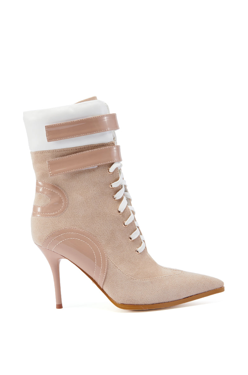 AZALEA WANG LACIE SUEDE BOOTIE