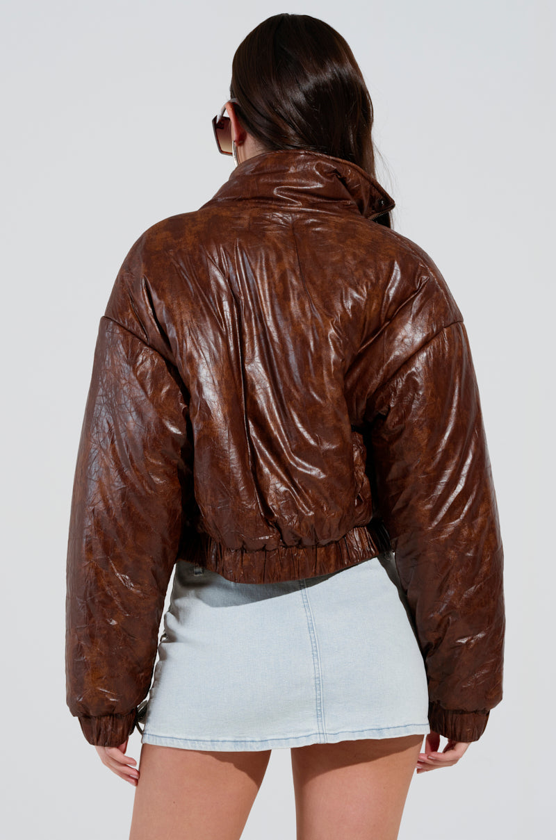 EYES OF THE NIGHT PUFFER JACKET