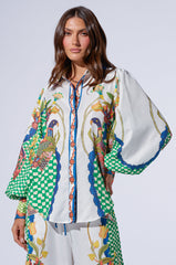 WALK THIS WAY PRINTED TOP