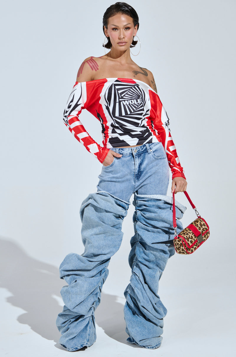 FOX RACING OFF THE SHOULDER LIGHT WEIGHT TEE