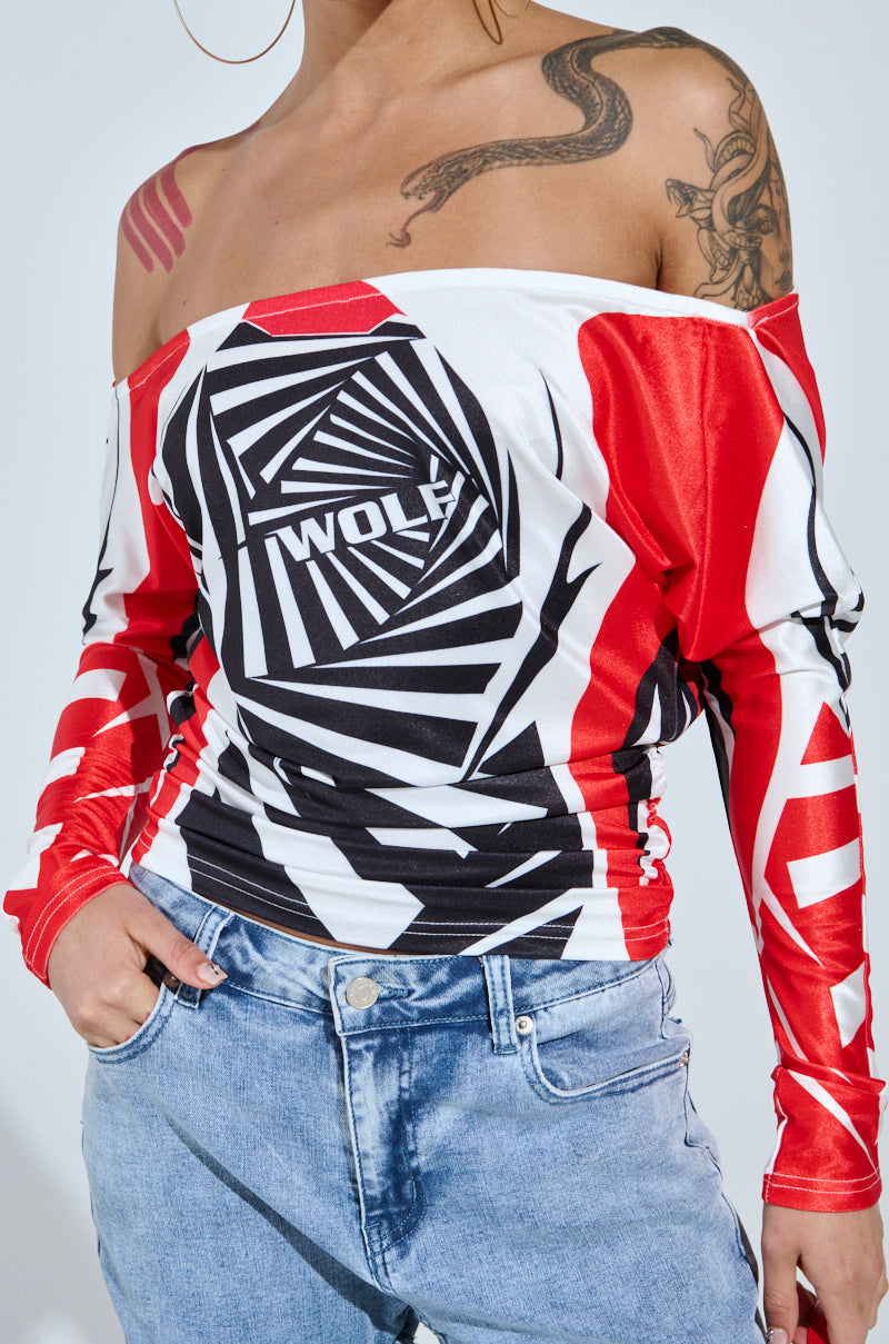 FOX RACING OFF THE SHOULDER LIGHT WEIGHT TEE