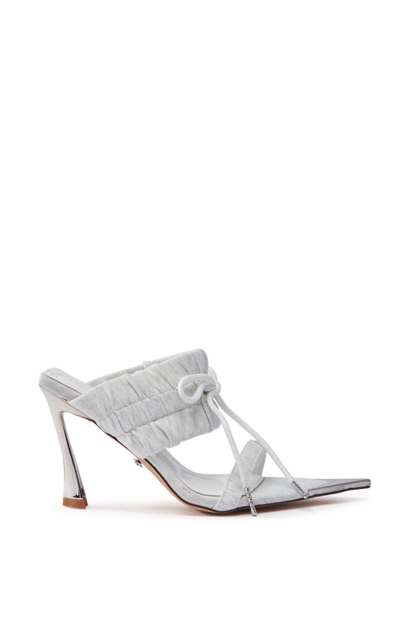AZALEA WANG LUNETTE GREY SANDAL