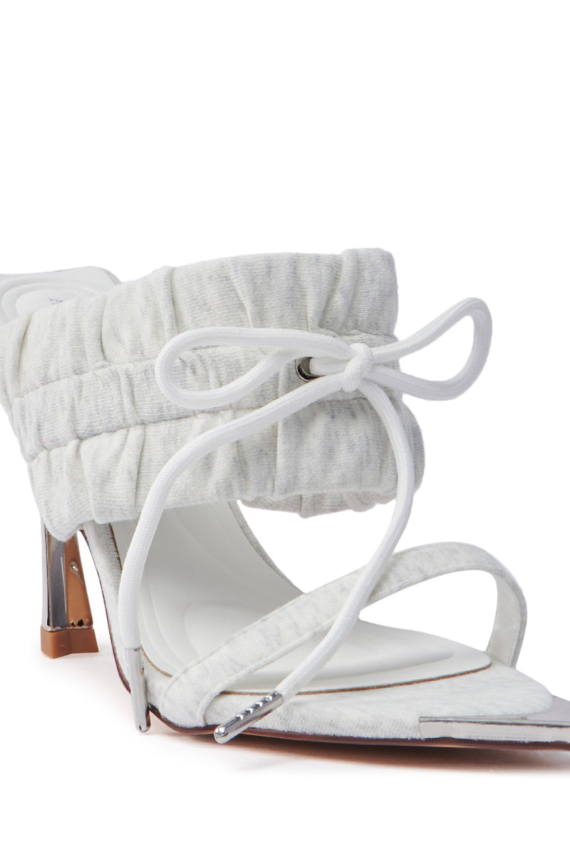 AZALEA WANG LUNETTE GREY SANDAL