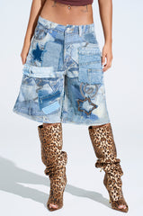 STARS IN THE SKY DENIM SHORT