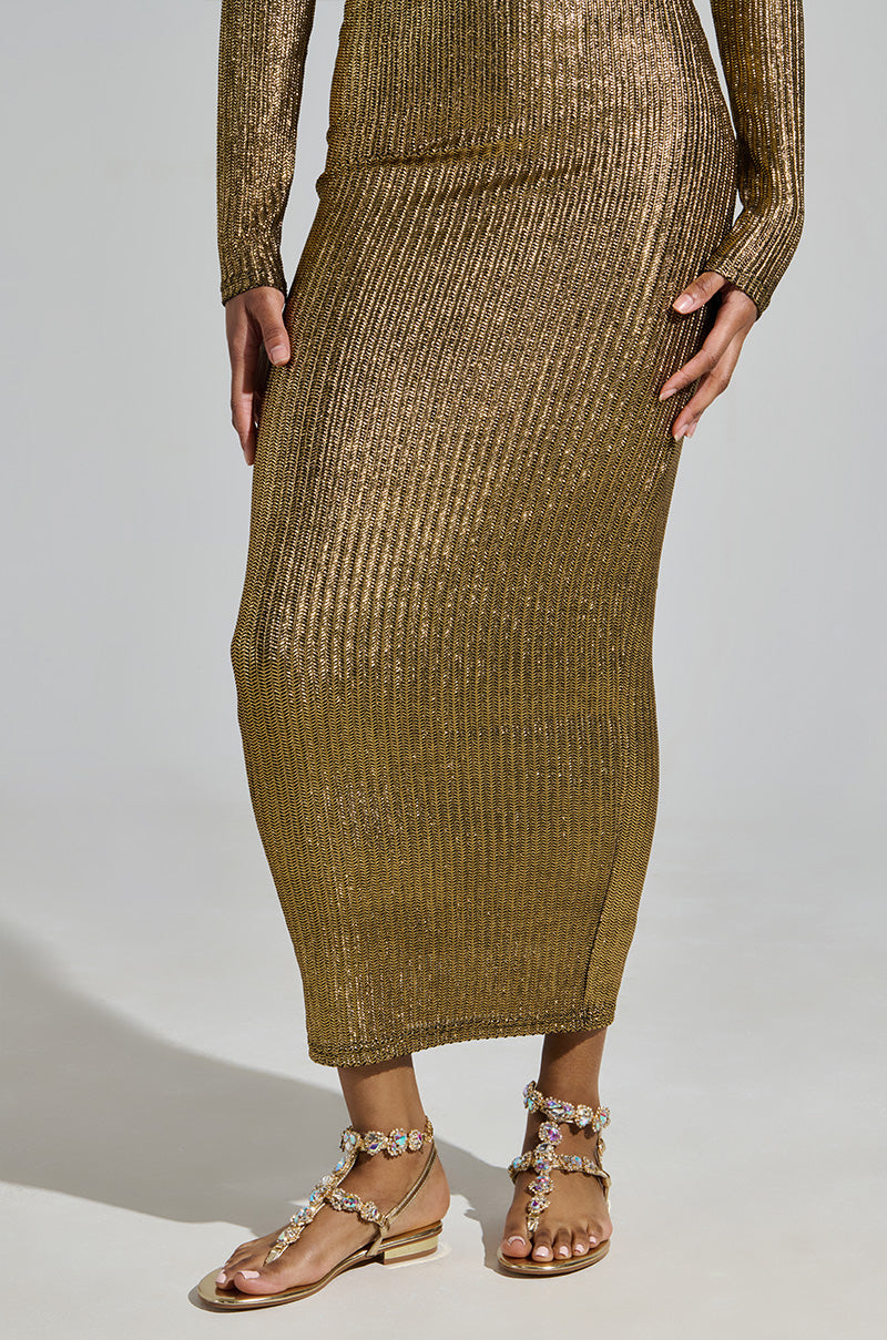 AZALEA WANG MANAIA GOLD EMBELLISHED SANDAL