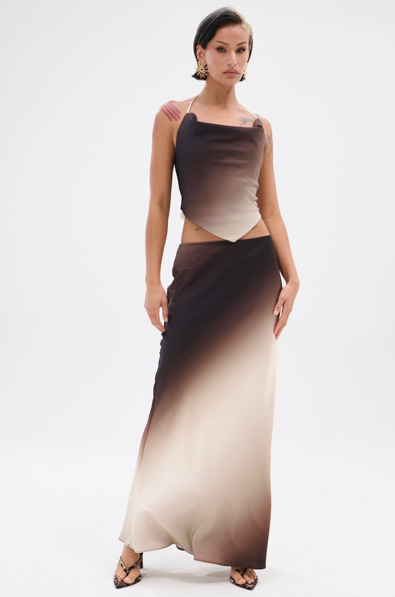 OUT FOR THE NIGHT HALTER TOP