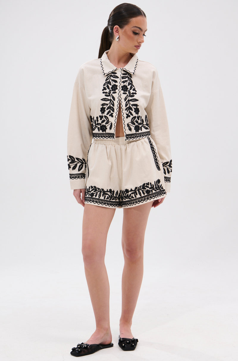 FOREVER AND EVER FLORAL SHORT