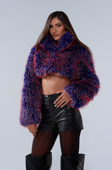 NELLIE FAUX FUR BOLERO