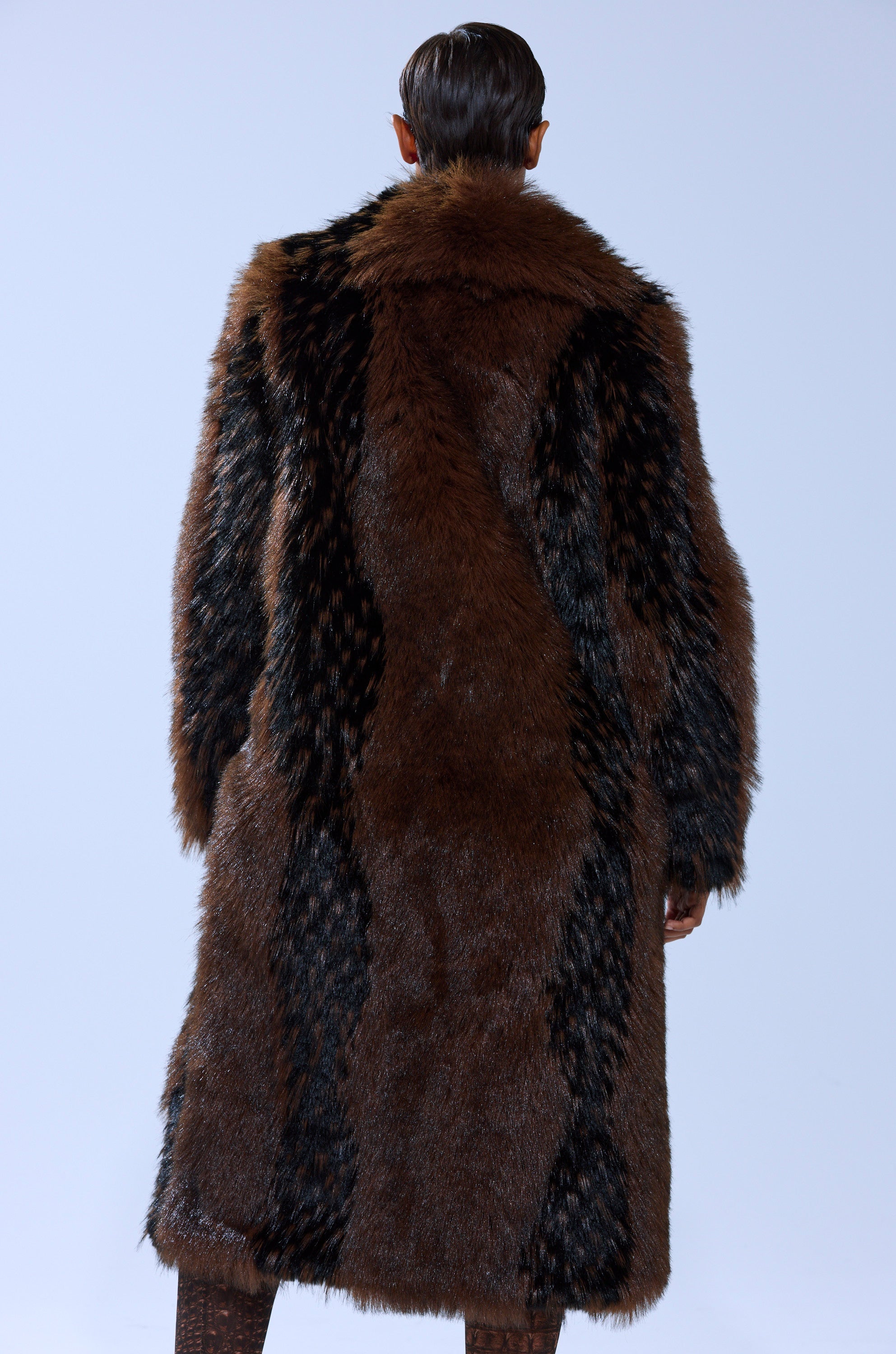 TELLURIDE FAUX FUR IN BROWN