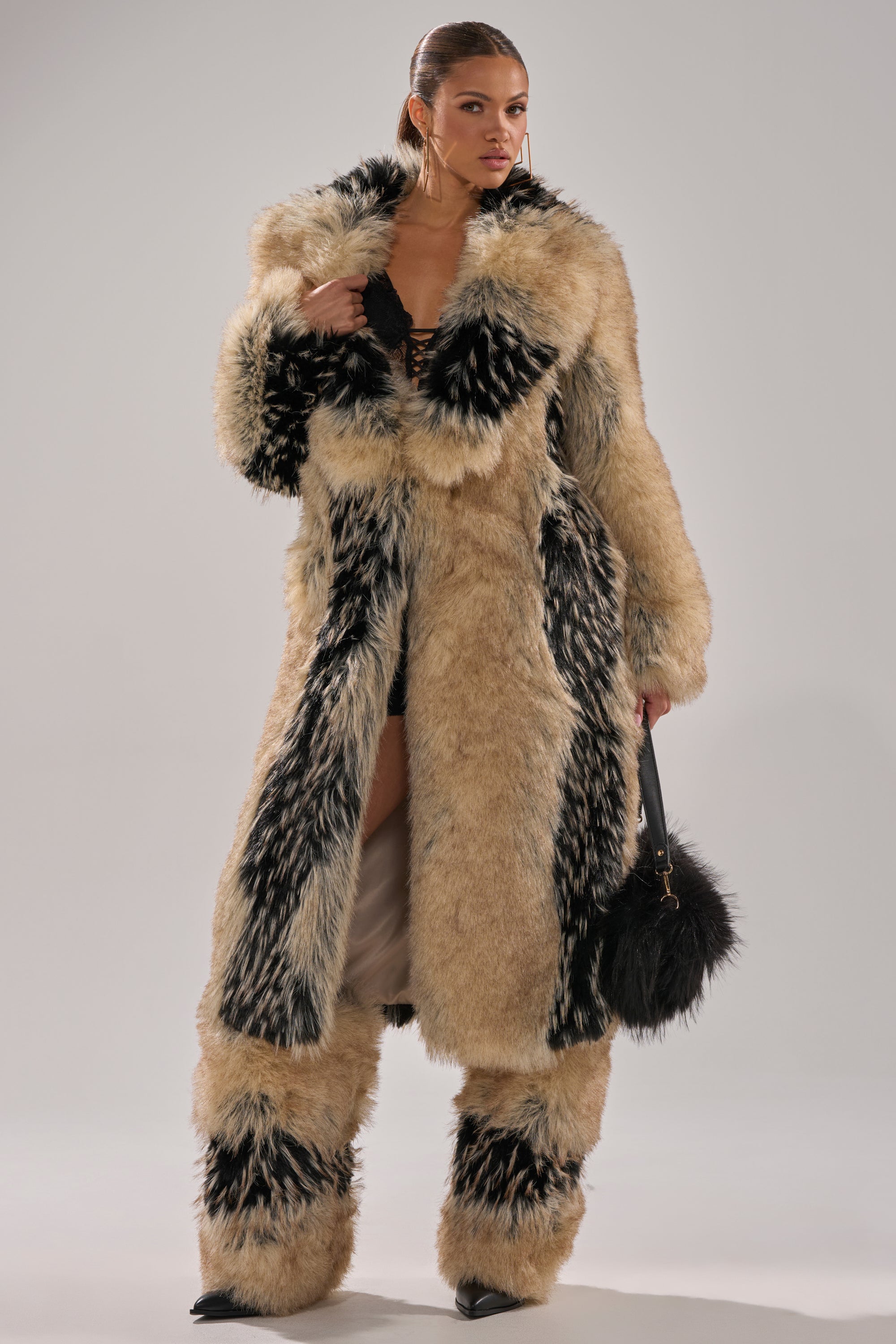 TELLURIDE FAUX FUR IN TAN